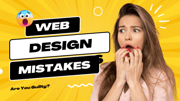 Web Design Mistakes : How to Solve it?